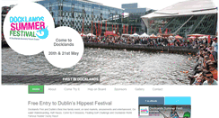Desktop Screenshot of docklandssummerfestival.com